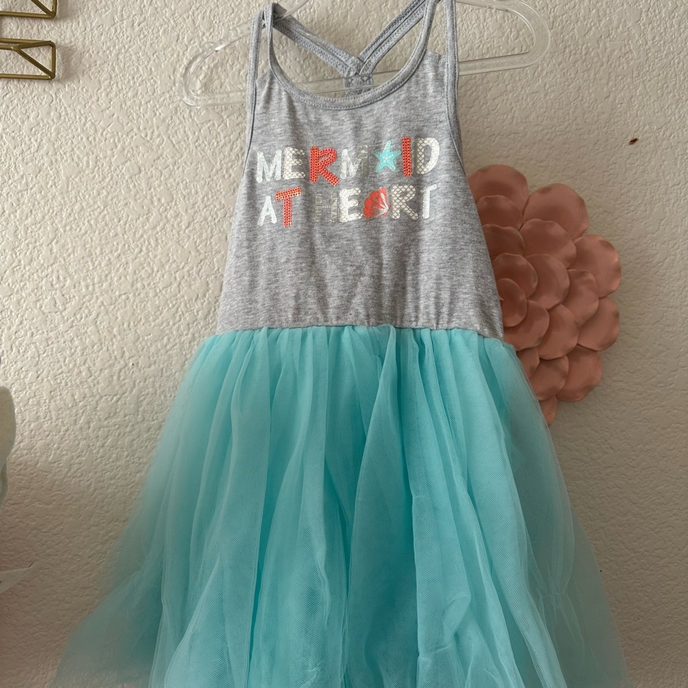 Gray and Blue Mermaid Dress